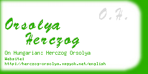 orsolya herczog business card